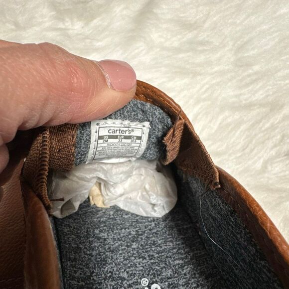 Carter’s Kids Brown Ricky Slip On Loafer Size 2 NEW - Picture 8 of 8